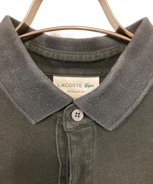LACOSTE（ラコステ）LACOSTE (ラコステ) 長袖ポロシャツ ブラック サイズ:４の古着・服飾アイテム