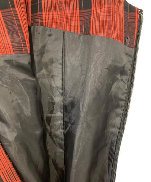 furfur（ファーファー）FURFUR (ファーファー) 2WAYティアードワンピース レッド サイズ:Fの古着・服飾アイテム