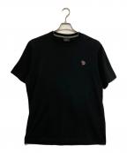 PAUL SMITHポールスミス）の古着「ワンポイントTシャツ」｜ブラック