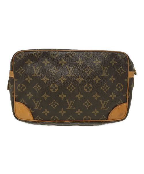 LOUIS VUITTON（ルイ ヴィトン）LOUIS VUITTON (ルイ ヴィトン) コンピエーニュ28クラッチバック ブラウンの古着・服飾アイテム