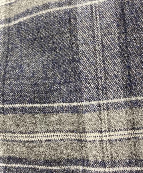 MaxMara（マックスマーラ）MaxMara (マックスマーラ) チェックスカート ネイビー×グレー サイズ:38の古着・服飾アイテム