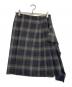 MaxMara（マックスマーラ）の古着「チェックスカート」｜ネイビー×グレー