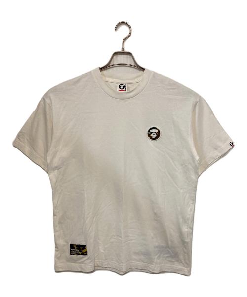 A BATHING APE（ア ベイシング エイプ）A BATHING APE (ア ベイシング エイプ) AAPE NOW TEE ホワイト サイズ:Mの古着・服飾アイテム