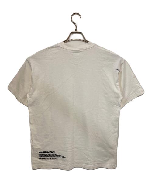 A BATHING APE（ア ベイシング エイプ）A BATHING APE (ア ベイシング エイプ) AAPE NOW TEE ホワイト サイズ:Mの古着・服飾アイテム