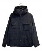 WOOLRICHウールリッチ）の古着「リバーシブルジャケット」｜グレー×ネイビー