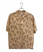 reyn spooner×green label relaxingレイン スプナー×グリーンレーベルリラクシング）の古着「別注アロハシャツ」｜ベージュ