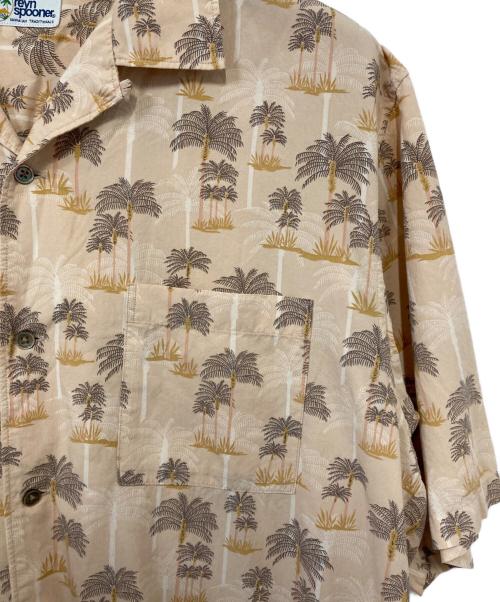 reyn spooner（レイン スプナー）reyn spooner (レイン スプナー) green label relaxing (グリーンレーベルリラクシング) 別注アロハシャツ ベージュ サイズ:Ｌ　　の古着・服飾アイテム
