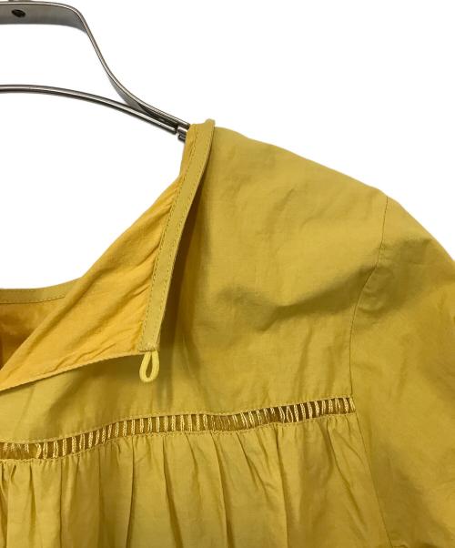 ne quittez pas（ヌキテパ）ne quittez pas (ヌキテパ) ティアードワンピース イエロー サイズ:不明の古着・服飾アイテム