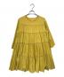 ne quittez pas（ヌキテパ）の古着「ティアードワンピース」｜イエロー