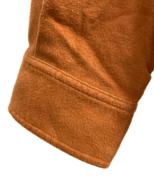 LACOSTE（ラコステ）LACOSTE (ラコステ) リバーシブルフランネルシャツ ホワイト×ブラウン サイズ:Ｍの古着・服飾アイテム