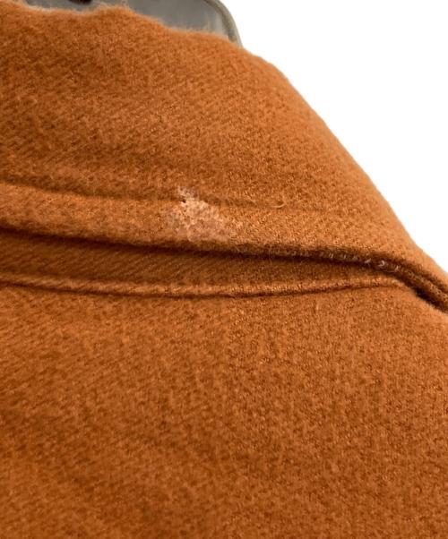 LACOSTE（ラコステ）LACOSTE (ラコステ) リバーシブルフランネルシャツ ホワイト×ブラウン サイズ:Ｍの古着・服飾アイテム