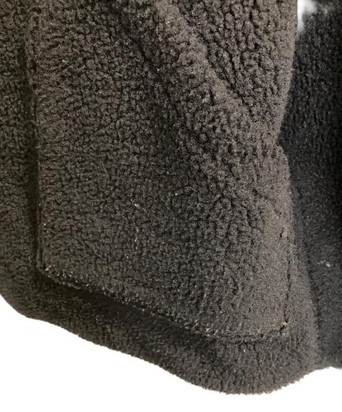 JACKMAN（ジャックマン）JACKMAN (ジャックマン) リバーシブルボアベスト ブラック×グレー サイズ:Ⅼの古着・服飾アイテム