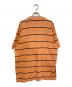 CHAPS (チャップス) ボーダーポロシャツ ネイビー×オレンジ サイズ:XL：2980円