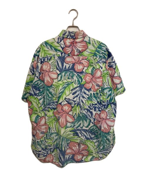 GUESS（ゲス）GUESS (ゲス) ボタニカル柄アロハシャツ マルチカラー サイズ:Lの古着・服飾アイテム
