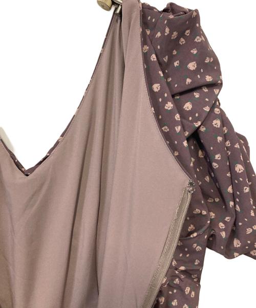 HER LIP TO（ハーリップトゥ）Her lip to (ハーリップトゥ) Roseraie Long Dress ブラウン×ベージュ サイズ:Sの古着・服飾アイテム