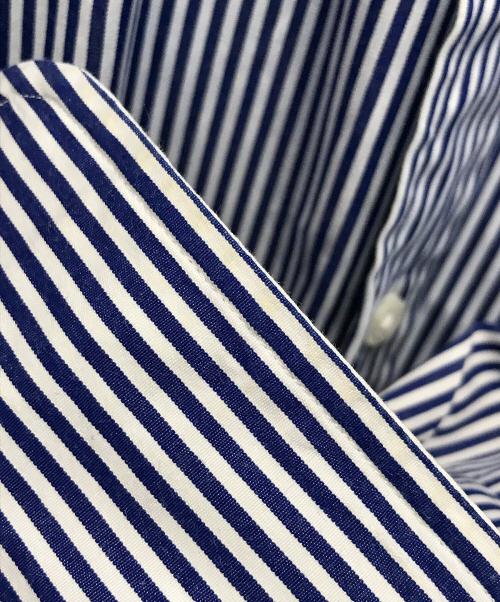 POLO RALPH LAUREN（ポロ・ラルフローレン）POLO RALPH LAUREN (ポロ・ラルフローレン) ストライプシャツ ホワイト×ブルー サイズ:15の古着・服飾アイテム