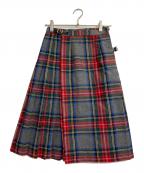 O'NEIL OF DUBLINオニールオブダブリン）の古着「チェックラップスカート」｜レッド