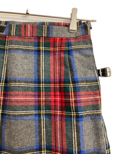 O'NEIL OF DUBLIN（オニールオブダブリン）O'NEIL OF DUBLIN (オニールオブダブリン) チェックラップスカート レッド サイズ:36の古着・服飾アイテム