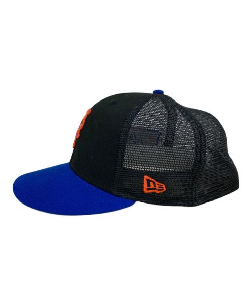New Era（ニューエラ）New Era (ニューエラ) SHEA STADIUMメッシュキャップ ブラック×ブルー サイズ:7 1/2-59.6cmの古着・服飾アイテム