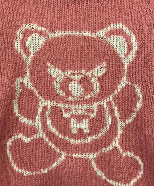 Hysteric Glamour（ヒステリックグラマー）Hysteric Glamour (ヒステリックグラマー) モヘヤ混ローゲージニット ピンク サイズ:FREEの古着・服飾アイテム
