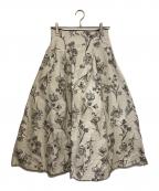 Mystradaマイストラーダ）の古着「ジャガードスカート」｜アイボリー