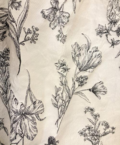 Mystrada（マイストラーダ）Mystrada (マイストラーダ) ジャガードスカート アイボリー サイズ:38の古着・服飾アイテム