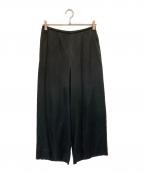 ETRE TOKYOエトレトウキョウ）の古着「スムースリラクシーワイドパンツ」｜ブラック