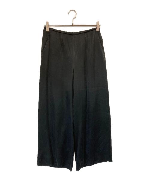 ETRE TOKYO（エトレトウキョウ）ETRE TOKYO (エトレトウキョウ) スムースリラクシーワイドパンツ ブラック サイズ:Ｓの古着・服飾アイテム