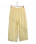 etre (エトレ) スムースリラクシーワイドパンツ イエロー サイズ:Ｓ：3980円