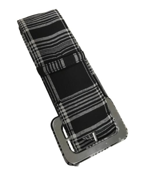 Estella.K（エステラケー）Estella.K (エステラケー) タイ付きアコーディオンプリーツドレス ブラック サイズ:ＦＲＥＥの古着・服飾アイテム