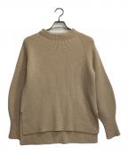 ）の古着「リブボトルニット」｜ベージュ