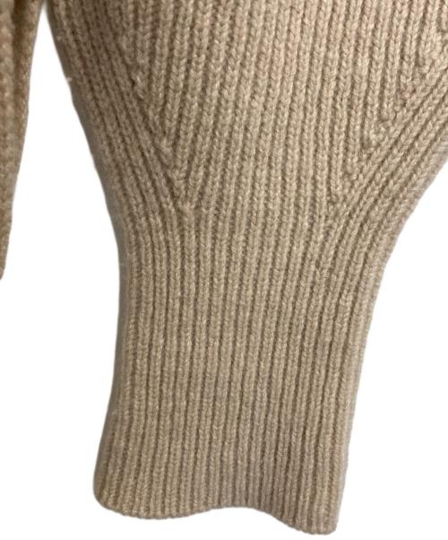 GALLARDA GALANTE（ガリャルダガランテ）GALLARDA GALANTE (ガリャルダガランテ) リブボトルニット ベージュ サイズ:ＦＲＥＥの古着・服飾アイテム