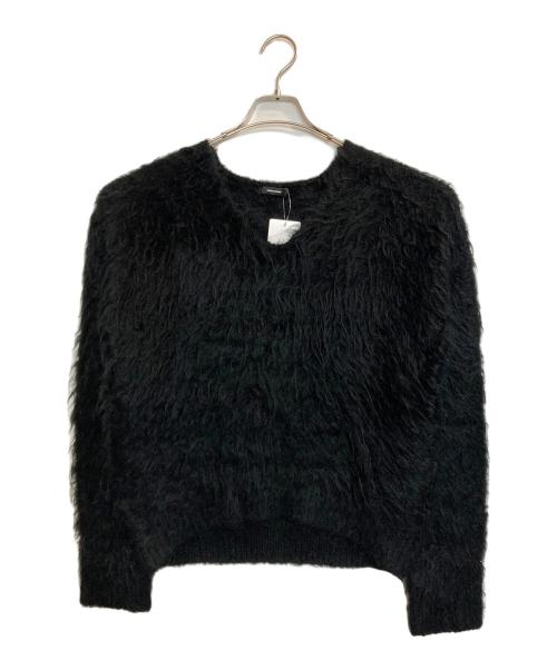 JOURNAL STANDARD（ジャーナルスタンダード）JOURNAL STANDARD (ジャーナルスタンダード) シャギーVネックプルオーバー ニット ブラック サイズ:記載なし(実寸サイズ参考)の古着・服飾アイテム