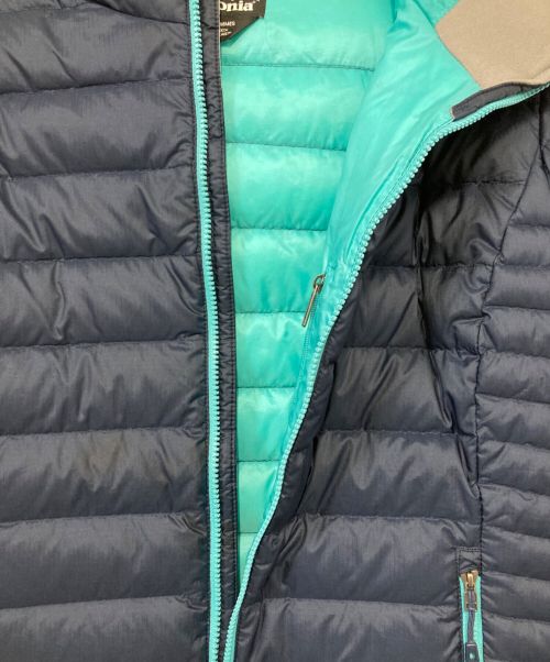 Patagonia（パタゴニア）Patagonia (パタゴニア) ダウンセーターフーディ ネイビー サイズ:Sの古着・服飾アイテム
