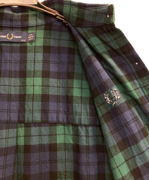FRED PERRY（フレッドペリー）FRED PERRY (フレッドペリー) シャツワンピース グリーン サイズ:36の古着・服飾アイテム