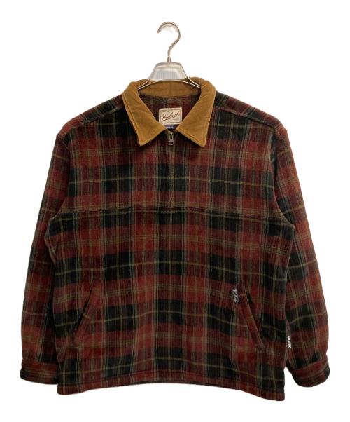 WOOLRICH（ウールリッチ）WOOLRICH (ウールリッチ) フリースジャケット レッド サイズ:Ⅼの古着・服飾アイテム