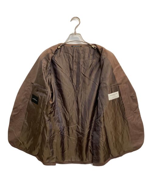 green label relaxing（グリーンレーベルリラクシング）green label relaxing (グリーンレーベルリラクシング) PLEASURE WOOL ソラーロ ZERO NP ＜Super 140's ブラウン サイズ:46の古着・服飾アイテム