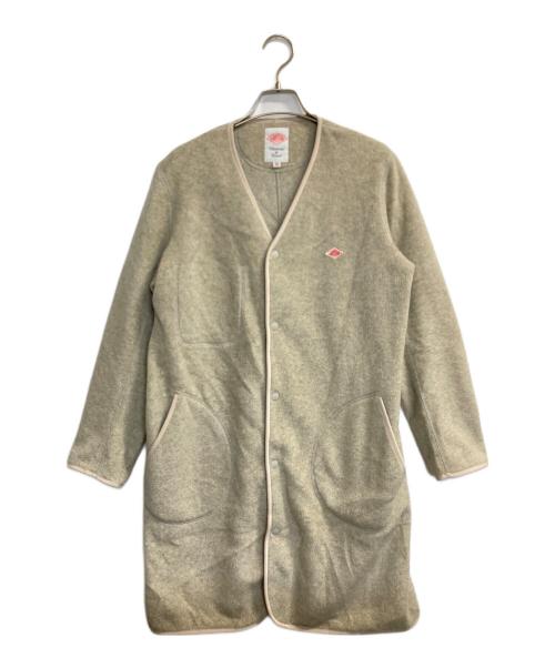 DANTON（ダントン）DANTON (ダントン) ノーカラーフリースコート グレー サイズ:36の古着・服飾アイテム