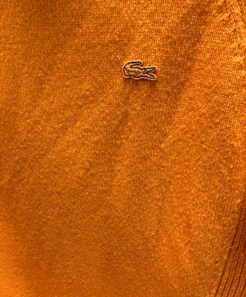 LACOSTE（ラコステ）LACOSTE (ラコステ) ミドルゲージタートルネックニットドレス オレンジ サイズ:36の古着・服飾アイテム