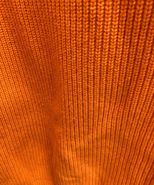 LACOSTE（ラコステ）LACOSTE (ラコステ) ミドルゲージタートルネックニットドレス オレンジ サイズ:36の古着・服飾アイテム