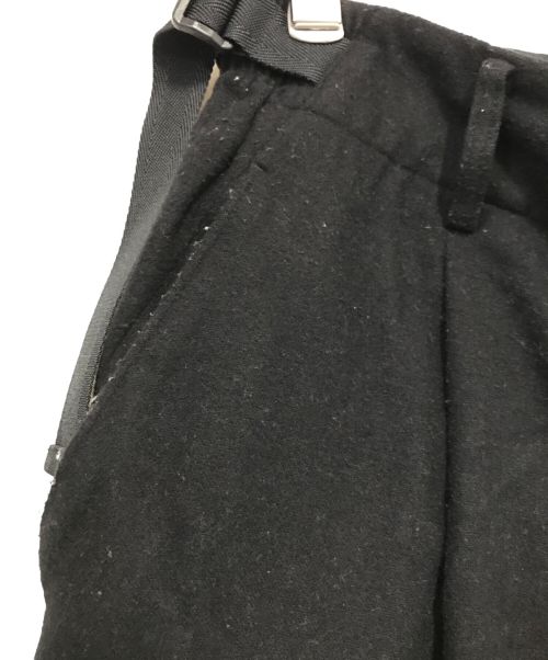 Y-3（ワイスリー）Y-3 (ワイスリー) タックウールジョガーパンツ ブラック サイズ:Sの古着・服飾アイテム