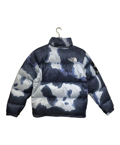SUPREME（シュプリーム）SUPREME (シュプリーム) THE NORTH FACE (ザ ノース フェイス) Bleached Denim Print Nuptse Jacket インディゴ サイズ:Sの古着・服飾アイテム