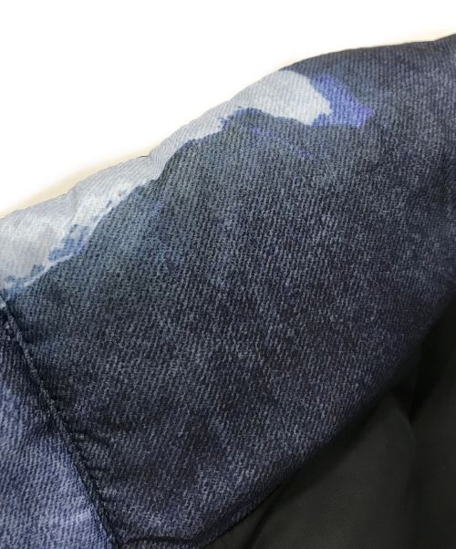 SUPREME（シュプリーム）SUPREME (シュプリーム) THE NORTH FACE (ザ ノース フェイス) Bleached Denim Print Nuptse Jacket インディゴ サイズ:Sの古着・服飾アイテム