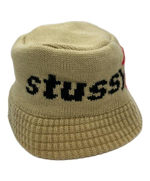 stussy（ステューシー）stussy (ステューシー) Sport Knit Bucket Hat カーキの古着・服飾アイテム