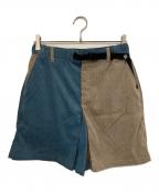 Columbiaコロンビア）の古着「ハーフパンツ」｜ベージュ×ブルー