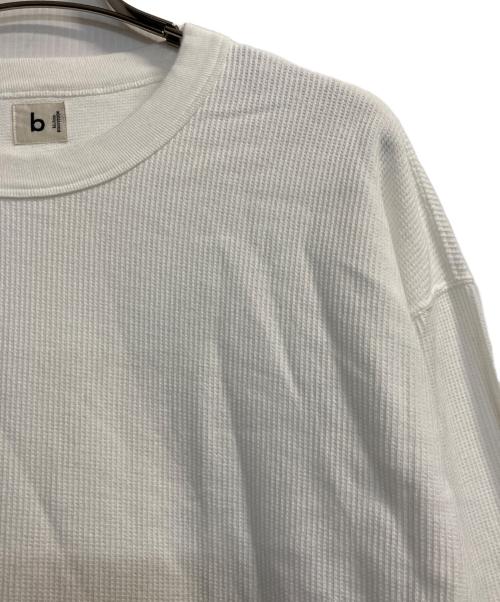 blurhms ROOTSTOCK（ブラームスルーツストック）blurhms ROOTSTOCK (ブラームスルーツストック) ベースボールサーマルTシャツ ホワイト サイズ:34の古着・服飾アイテム