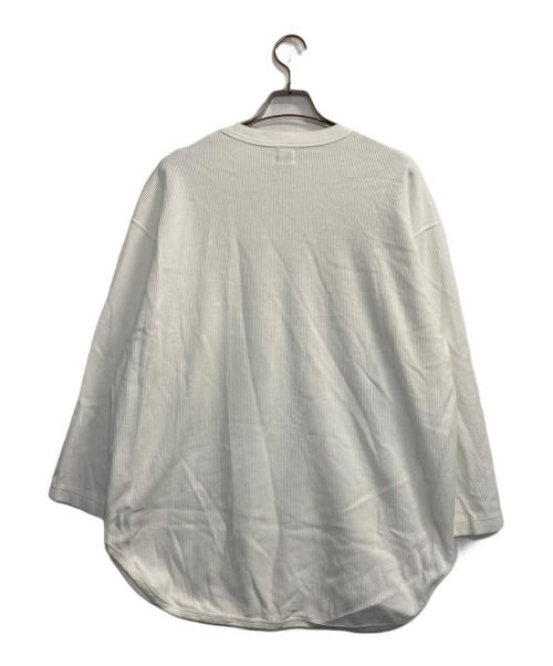 blurhms ROOTSTOCK（ブラームスルーツストック）blurhms ROOTSTOCK (ブラームスルーツストック) ベースボールサーマルTシャツ ホワイト サイズ:34の古着・服飾アイテム