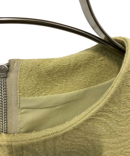 Mila Owen（ミラオーウェン）Mila Owen (ミラオーウェン) 構築袖ボリュームトップス×パンツ Set UP イエロー サイズ:1の古着・服飾アイテム