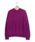 NOMBRE IMPAIR (ノンブルアンペール) アルパカ混片畦 VネックP/O パープル サイズ:F：3000円