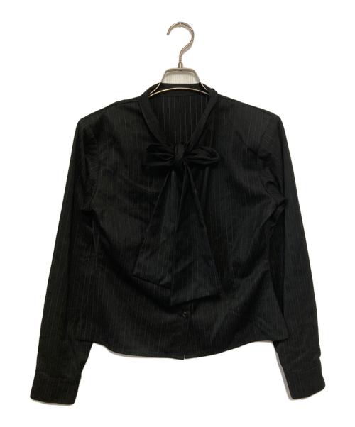 melt the lady（メルトザレディ）MELT THE LADY (メルトザレディ) tie neck ribbon blouse ブラック サイズ:Ｆの古着・服飾アイテム